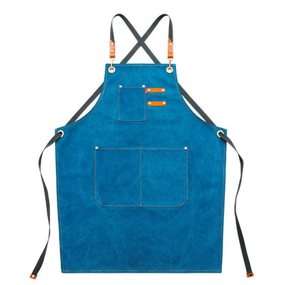 Household Simple Denim Canvas Apron is Perfect For The Chef in The Family - BUNNY BAZAR