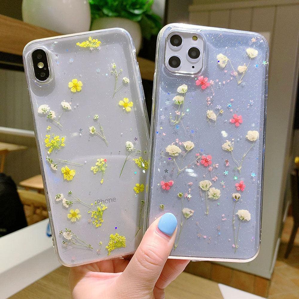 Fresh Transparent Glitter Protective Cover - BUNNY BAZAR