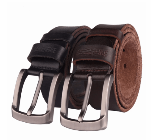 High-end First Layer Cowhide Belt Leather Pin Buckle Belt Pants Belt Men - BUNNY BAZAR