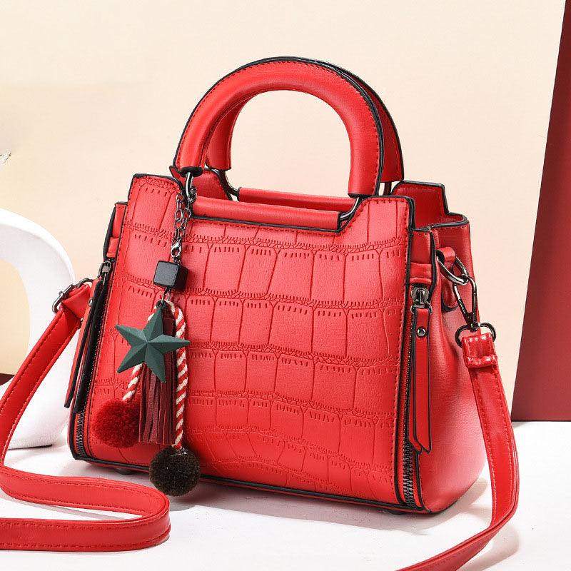 Ladies Bags 2021 New Foreign Trade Handbag Messenger Bag Female Fashion Crocodile Pattern Simple Large-capacity Shoulder Bag - BUNNY BAZAR