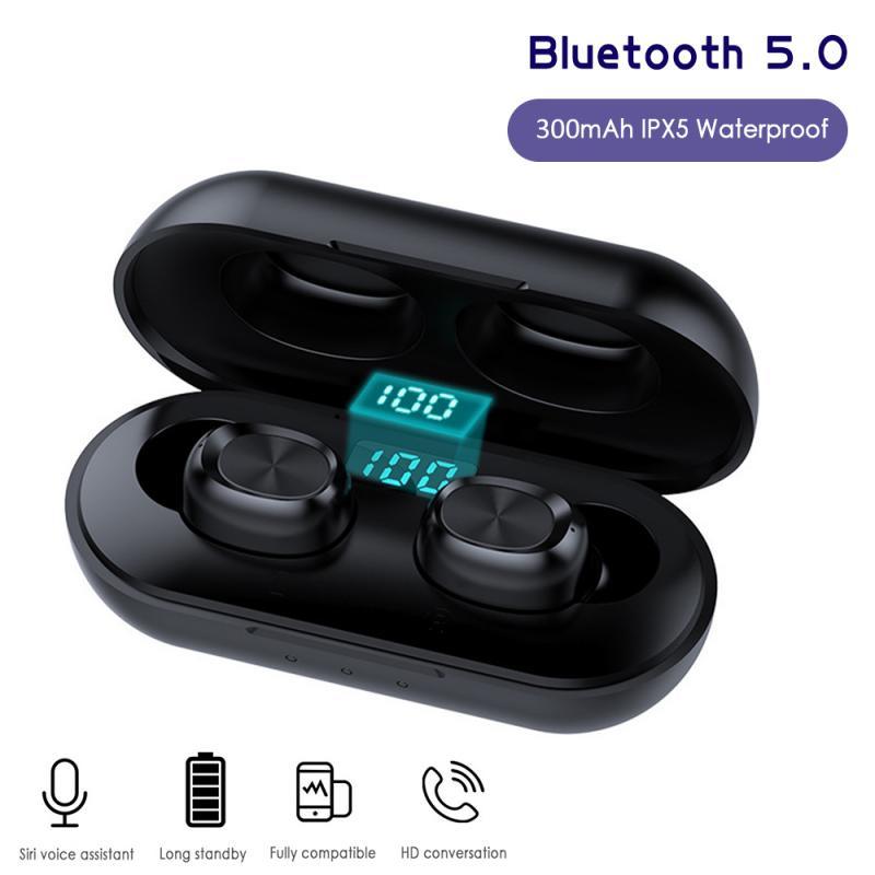 B5 Bluetooth Headset Binaural Digital Display Stereo Bluetooth Headset TWS5.0 Bluetooth Headset 239 Bluetooth Headset - BUNNY BAZAR