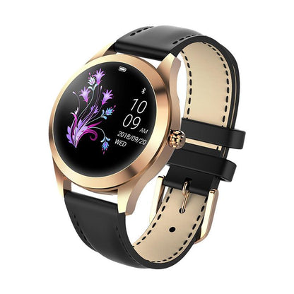 KW10x Smartx Watchx Heartx Ratex Monitoringx Sportsx Stepx Sleepx Qualityx Monitoringx Flipx Wristx Brightx Waterproofx Femalex Smartx Braceletx - BUNNY BAZAR