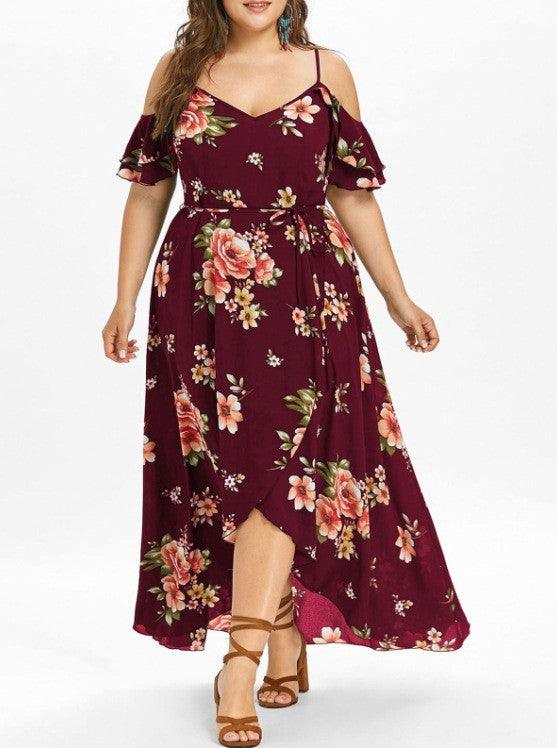 Women's Summer Plus Size Loose Beach Long Dress Skirt - BUNNY BAZAR