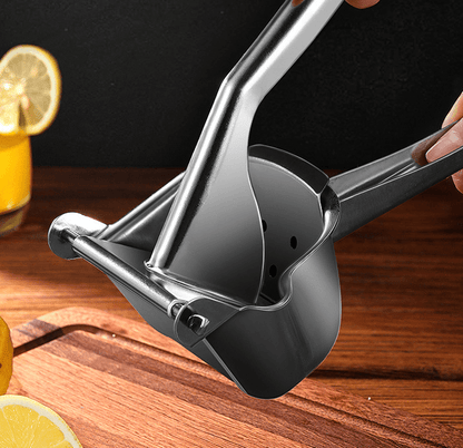 Enjoy Fresh, Healthy Orange Juice With This Stainless Steel Manual Juicer Built With Durable, Rust-Resistant - BUNNY BAZAR