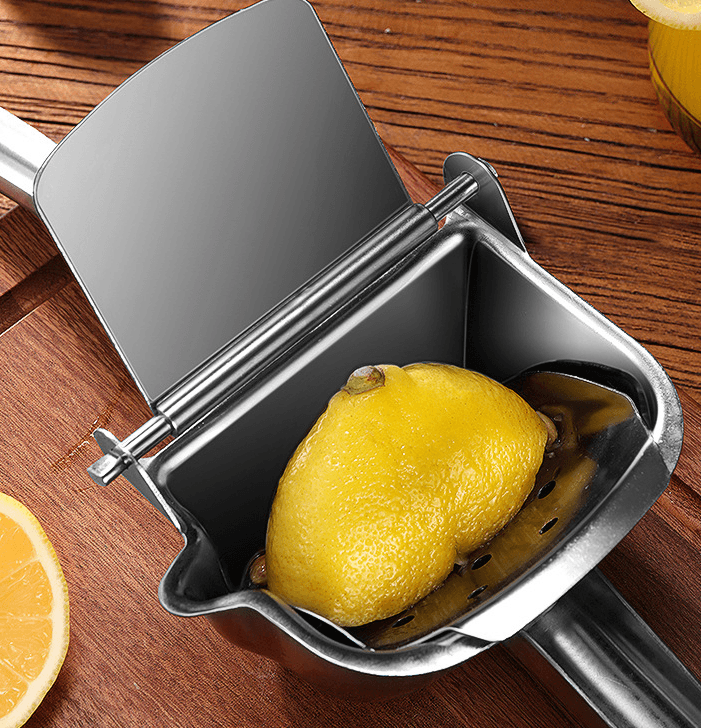 Enjoy Fresh, Healthy Orange Juice With This Stainless Steel Manual Juicer Built With Durable, Rust-Resistant - BUNNY BAZAR