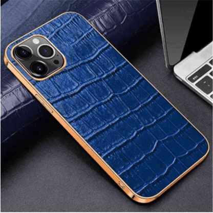 Compatible with Apple , Leather Leather Protective Cover Soft Electroplating - BUNNY BAZAR