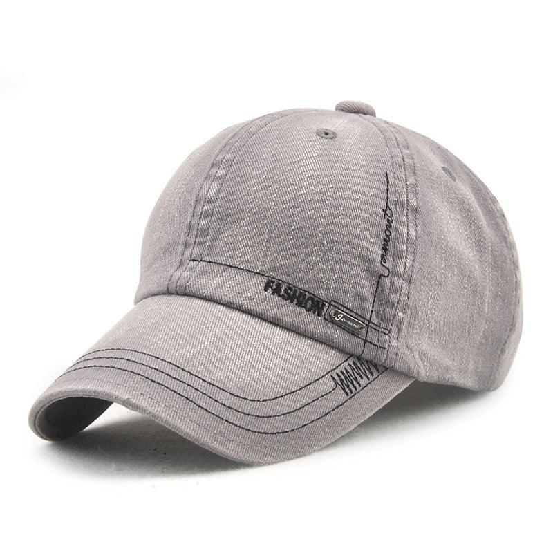 Wash Old Baseball Cap Color men's and women's simple outdoor leisure cap wholesale - BUNNY BAZAR