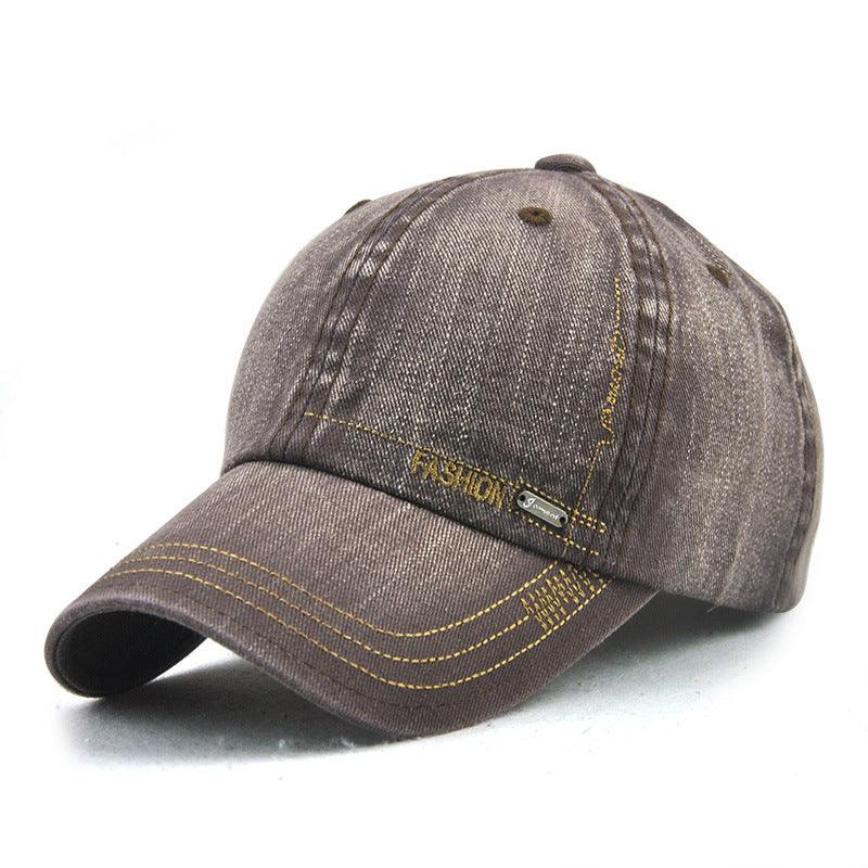 Wash Old Baseball Cap Color men's and women's simple outdoor leisure cap wholesale - BUNNY BAZAR