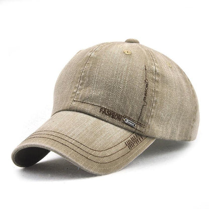 Wash Old Baseball Cap Color men's and women's simple outdoor leisure cap wholesale - BUNNY BAZAR