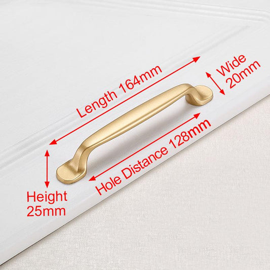 Golden Solid Cabinet Wardrobe Handle Modern Furniture - BUNNY BAZAR