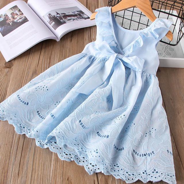 2021 New Summer Girls' Dress Korean Strap Plaid Casual Slee - BUNNY BAZAR