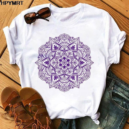 Printed T-Shirt For Women - BUNNY BAZAR