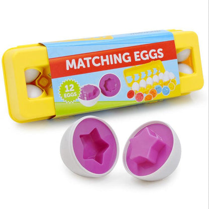 Smart Matching Egg Box Color Shape Matching Smart Matching Egg Intelligence Toy - BUNNY BAZAR