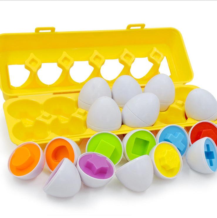 Smart Matching Egg Box Color Shape Matching Smart Matching Egg Intelligence Toy - BUNNY BAZAR