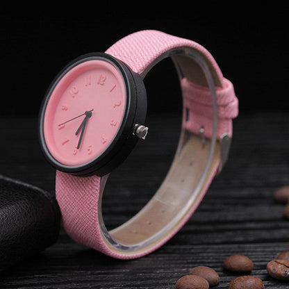 Fashion Women's Watch Leather Ladies Watch Women's Candy Watch - BUNNY BAZAR