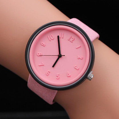 Fashion Women's Watch Leather Ladies Watch Women's Candy Watch - BUNNY BAZAR