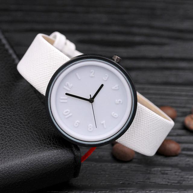 Fashion Women's Watch Leather Ladies Watch Women's Candy Watch - BUNNY BAZAR