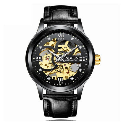 Fashion Luxury Luminous Waterproof Steel Band Mechanical Watch - BUNNY BAZAR