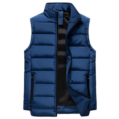 5XL Warm Waistcoat Mens Winter padded Vest Jacket Sleeveless - BUNNY BAZAR