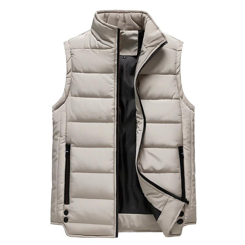 5XL Warm Waistcoat Mens Winter padded Vest Jacket Sleeveless - BUNNY BAZAR