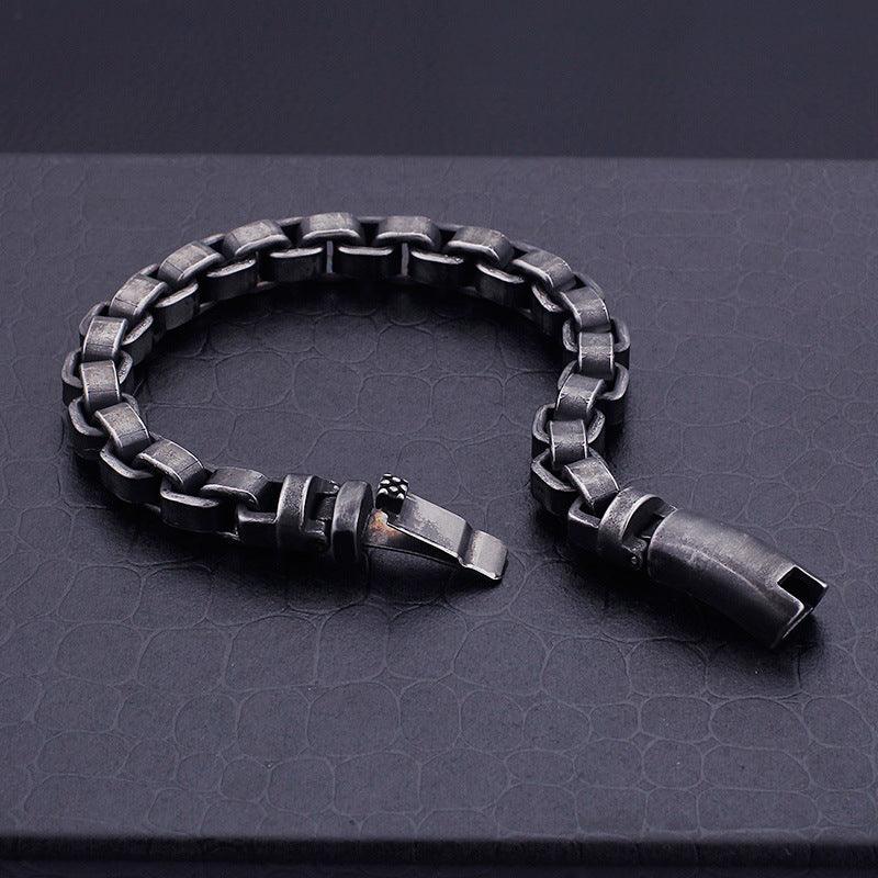 Fashion Titanium Steel Bracelet Casting Personality Trendy Men's Bracelet - BUNNY BAZAR