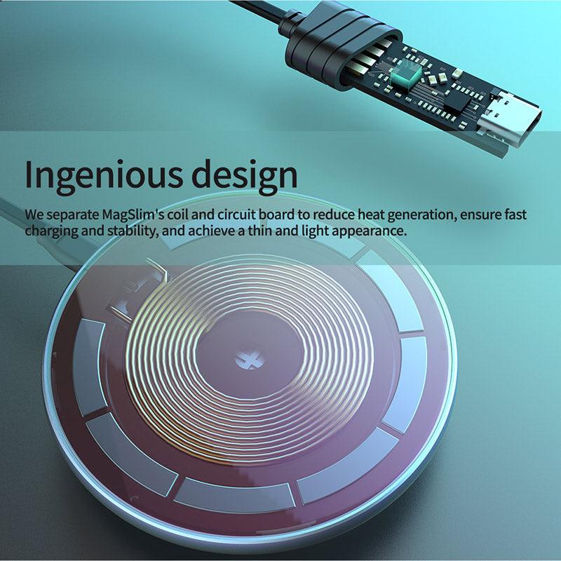 Mobile Phone MagSlim Magnetic Wireless Charger - BUNNY BAZAR