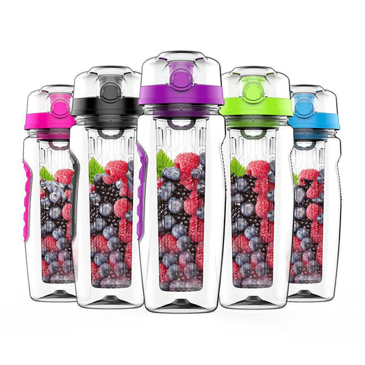 Free Fruit Infuser Juice Shaker Bottle Portable Climbing Camp Bottle - BUNNY BAZAR