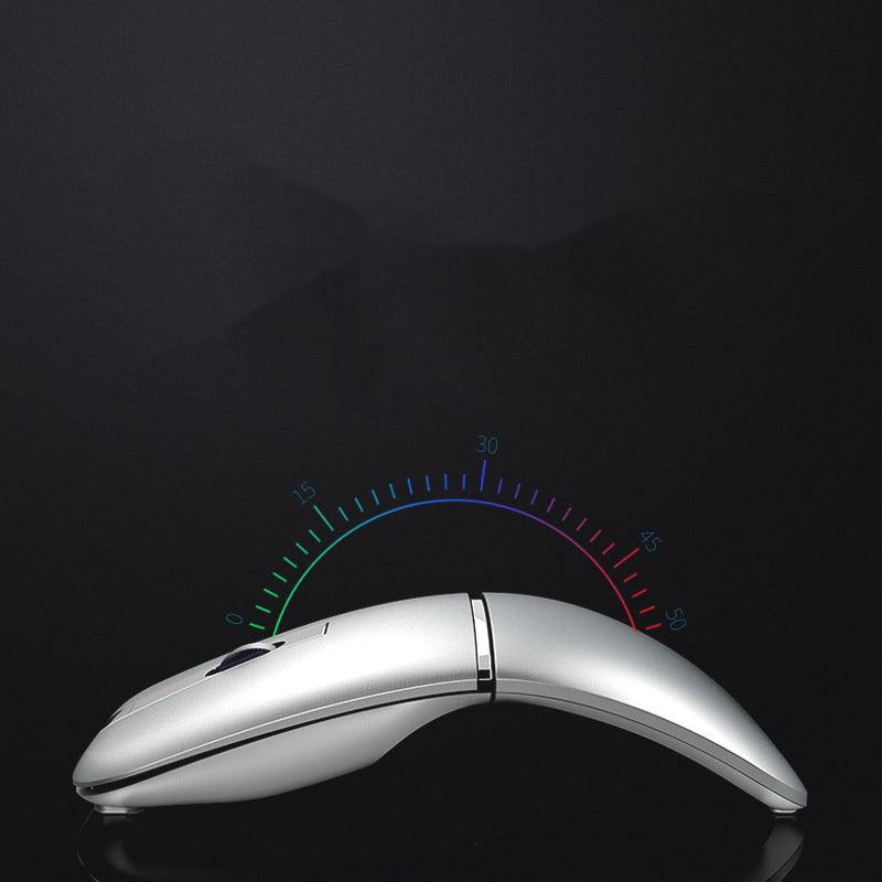 Dual-mode Bluetooth Wireless Mouse Rechargeable Ultra-thin Mute Desktop Laptop Office - BUNNY BAZAR