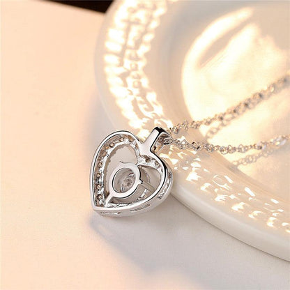 S925 Sterling Silver Necklace Pendant Korean Fashion Exquisite - BUNNY BAZAR