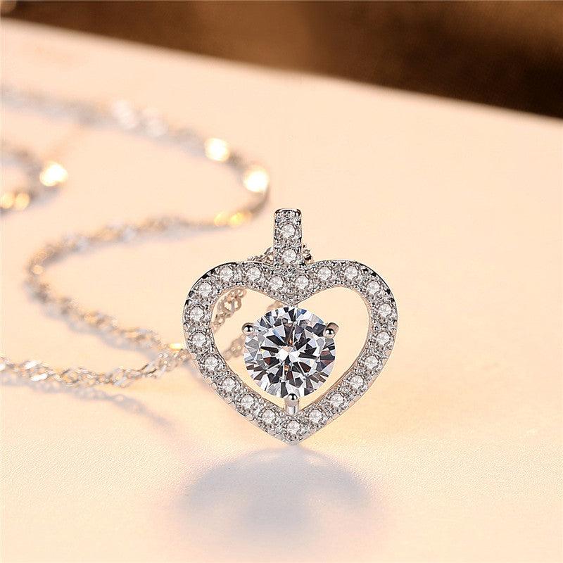 S925 Sterling Silver Necklace Pendant Korean Fashion Exquisite - BUNNY BAZAR