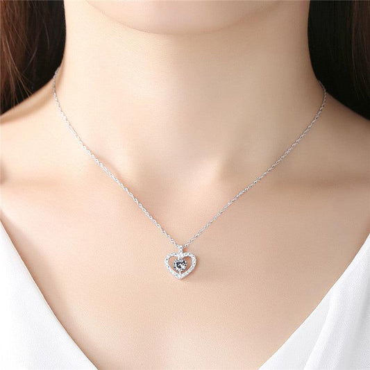 S925 Sterling Silver Necklace Pendant Korean Fashion Exquisite - BUNNY BAZAR