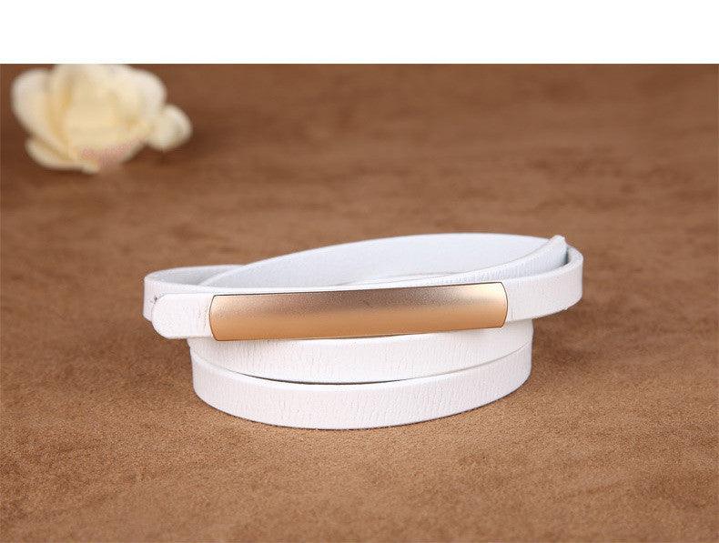 Women's Belt All-match Thin Belt Jeans Short - BUNNY BAZAR