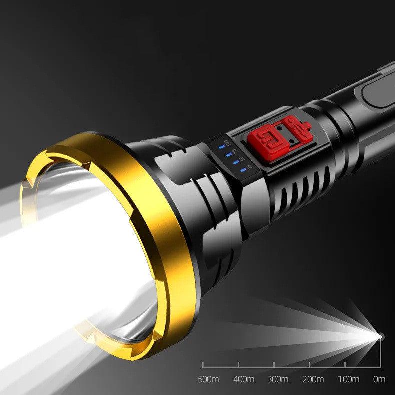 90000LM LED Flashlight Tactical Light Torch USB Rechargeable Super Bright Light - BUNNY BAZAR