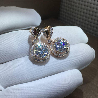 Earings Women Ring Bohemian Dangle Round - BUNNY BAZAR