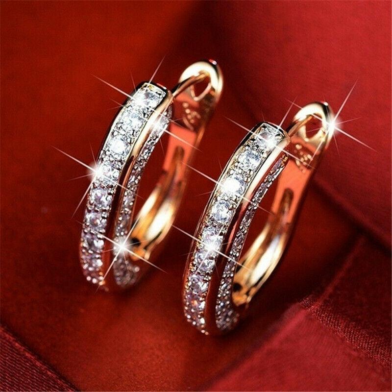 Teardrop Earrings Women's Jewelry Earrings Gift Earrings Round - BUNNY BAZAR