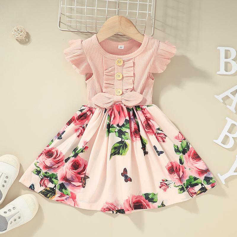 Toddler Kids Baby Girls Clothes Summer Girls Dress - BUNNY BAZAR