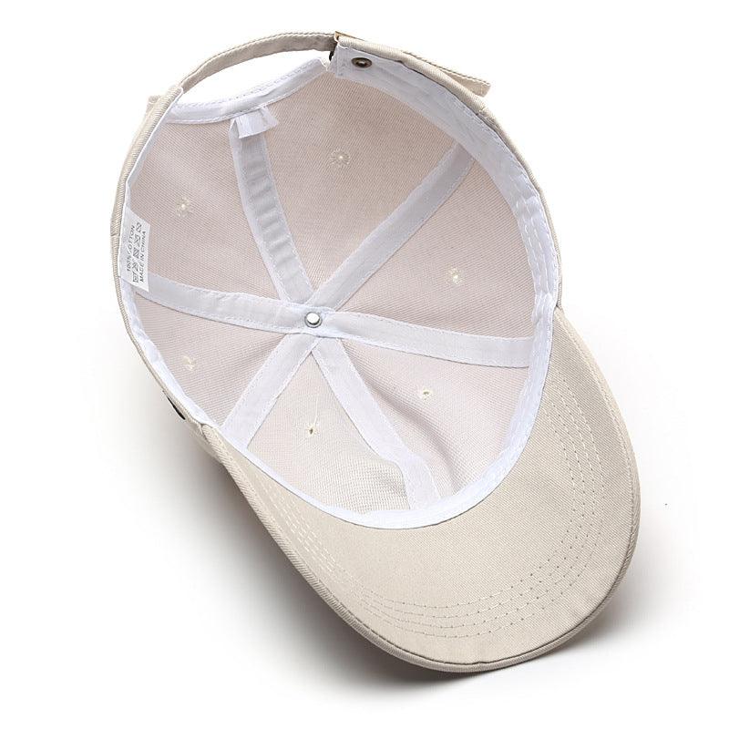 Soft top cap with side letter embroidery - BUNNY BAZAR