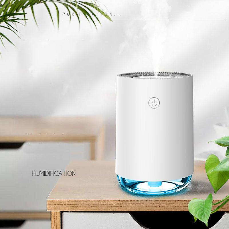 This Night Light Humidifier Spray Diffuser Home Decor Effectively Moisturizes And Purifies The Air - BUNNY BAZAR