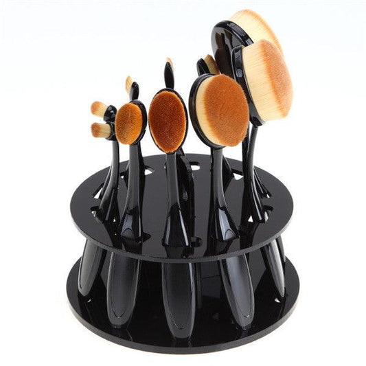 Round makeup brush holder - BUNNY BAZAR