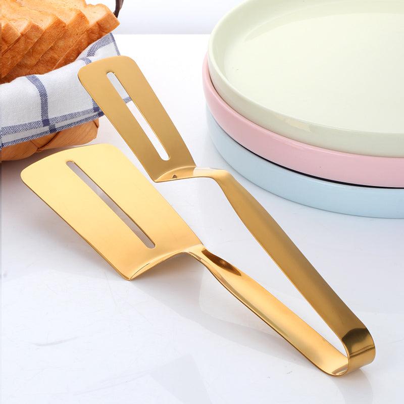 BBQ Stainless Steel Fryer Clamp Strainer Filter Spoon With Clip Food Kitchen Oil-Frying BBQ Filter Cooking Tools - BUNNY BAZAR