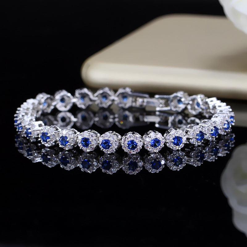 Beautiful Zircon Flower Bracelet is a Perfect Addition For Any Jewelry Collection - BUNNY BAZAR