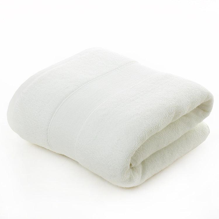 Cotton thickened plain colored bath towel - BUNNY BAZAR