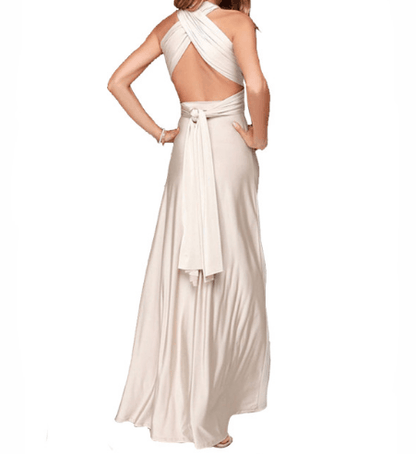 Women Bandage Convertible Boho Maxi Dress - BUNNY BAZAR