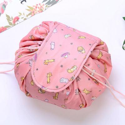 Animal Printing Large Capacity Drawstring Lazy Cosmetic Storage Bag - BUNNY BAZAR