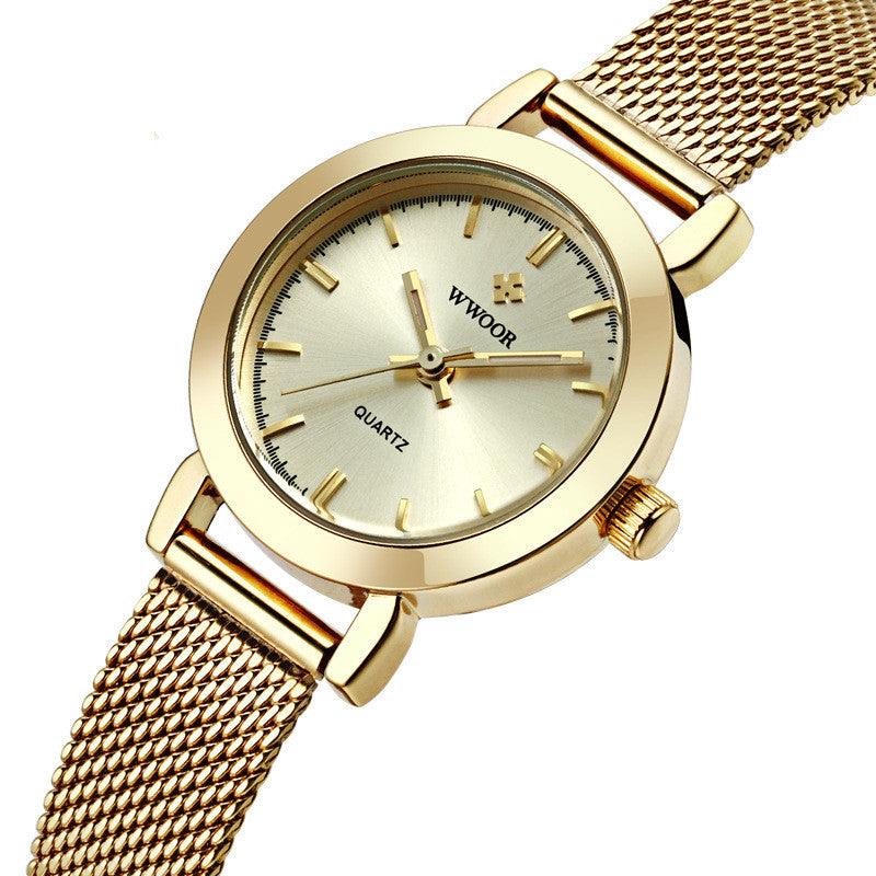 T-22 Women's Stainless Steel Mesh Belt Quartz Watch - BUNNY BAZAR