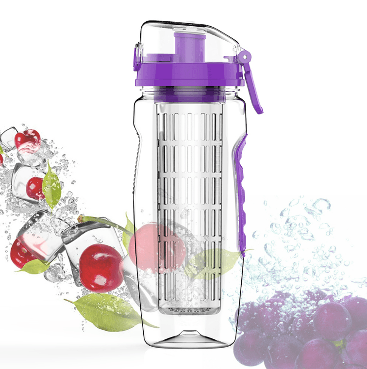 Free Fruit Infuser Juice Shaker Bottle Portable Climbing Camp Bottle - BUNNY BAZAR