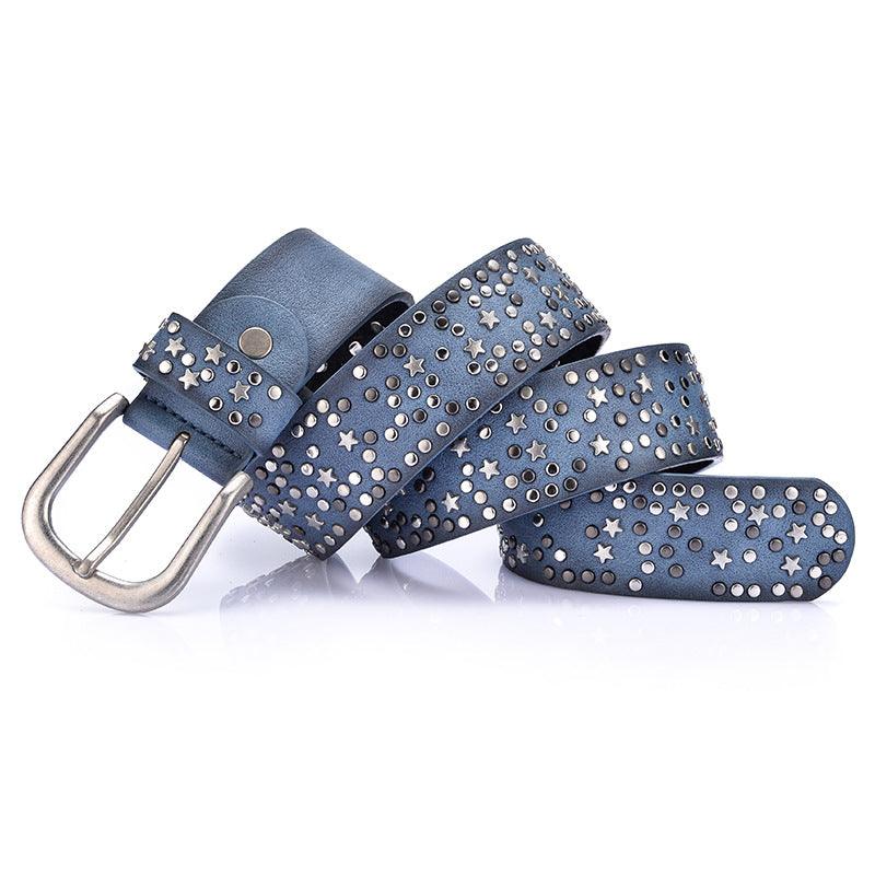 Cool Rivet belt features a sleek and stylish design - BUNNY BAZAR