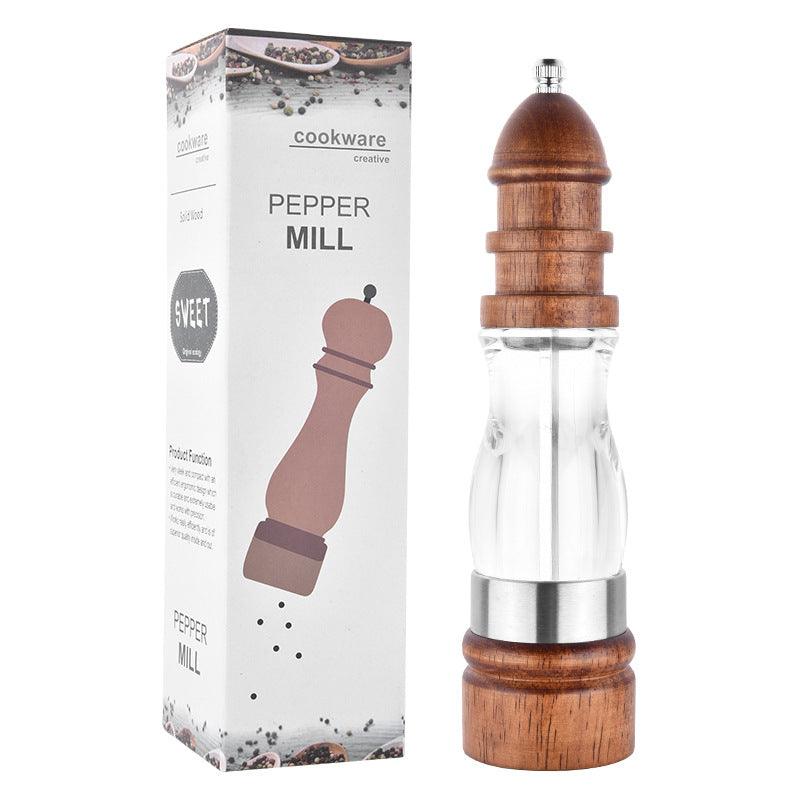 Wooden Salt Pepper Grinder Set - BUNNY BAZAR