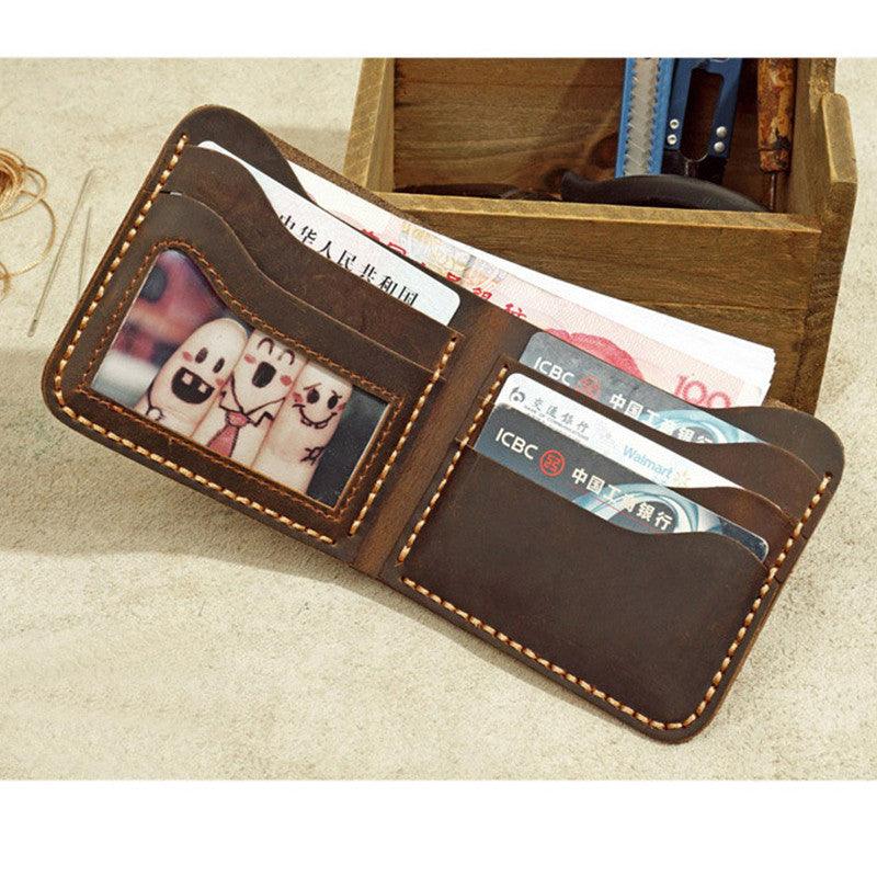 Stay Stylishly Organized With This Classic Men's Leather Wallet - BUNNY BAZAR