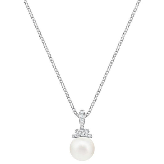 Fashion Simple Pearl Necklace Clavicle Chain Women - BUNNY BAZAR